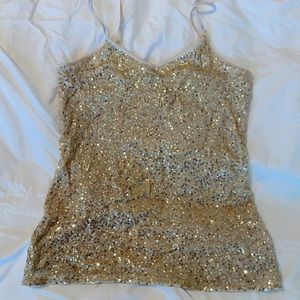 Express sequined tank